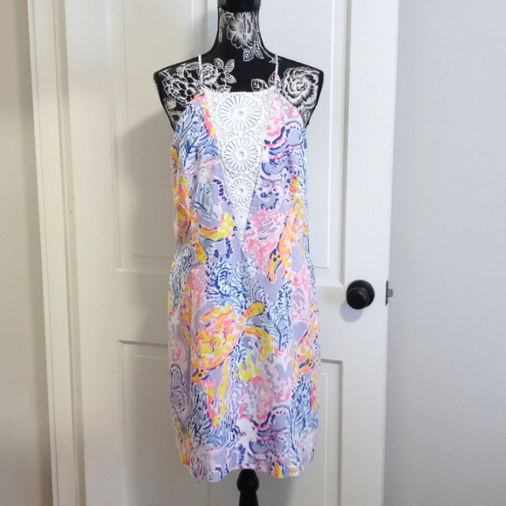 🐢HTF Lilly Pulitzer🐢 - Pearl Shift Dress
